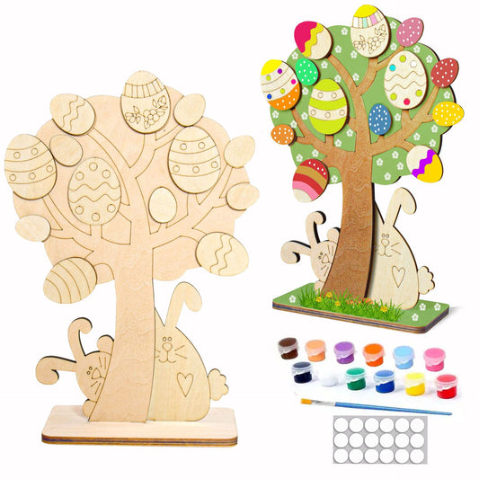 Easter Egg Wooden Creative Children's Ornaments