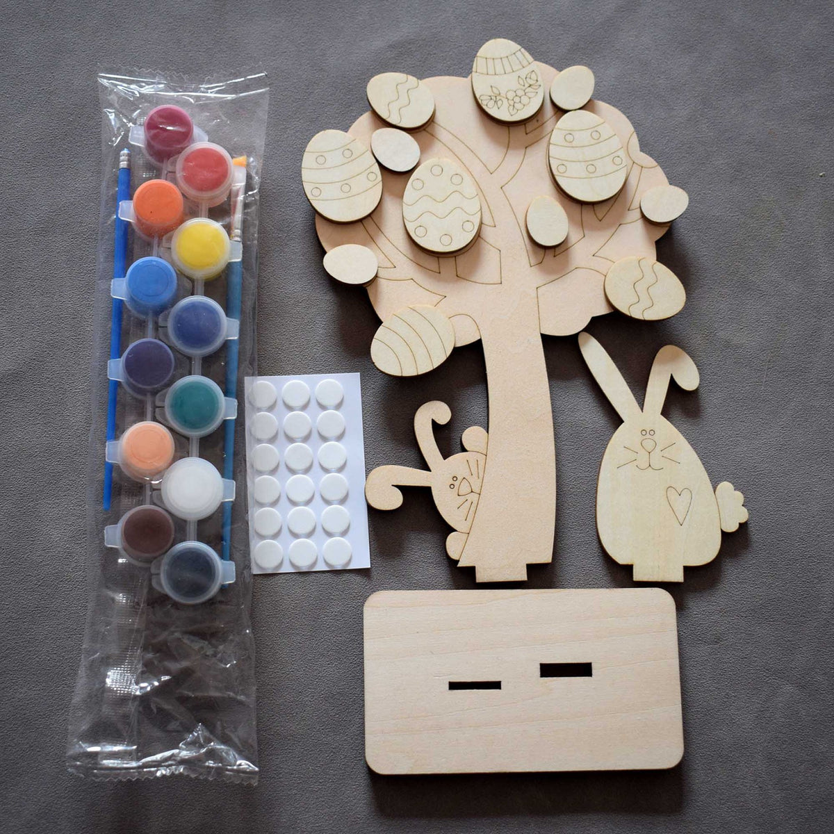 Easter Egg Wooden Creative Children's Ornaments