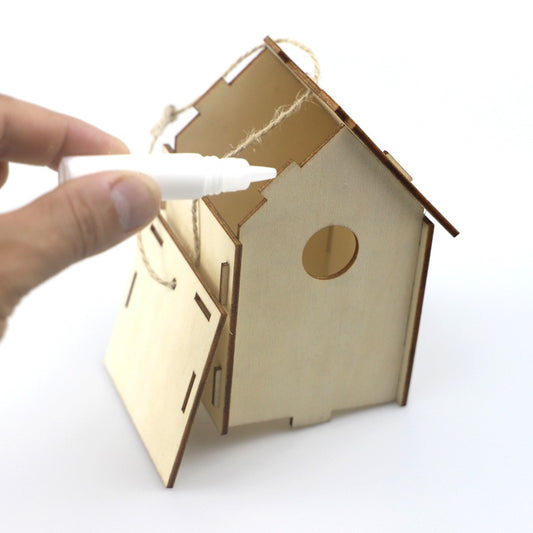 Hand-painted Bird House Outdoor And Indoor Pendant Crafts