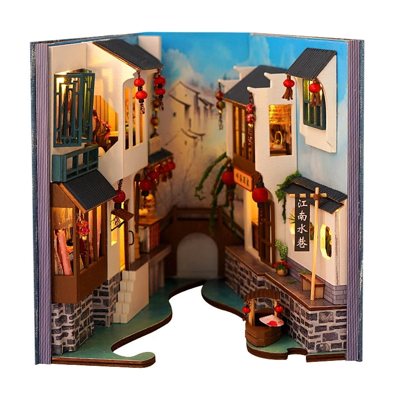 Mini House Miniature Model Wooden Toys